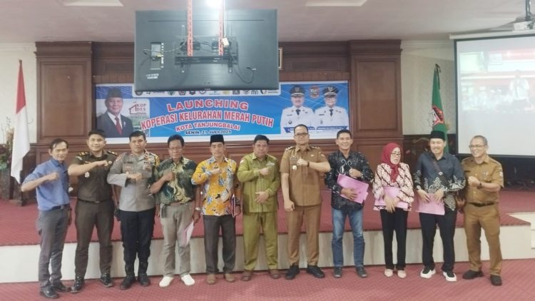 Polres Tanjungbalai Ikuti Zoom Meeting Peluncuran Koperasi Merah Putih