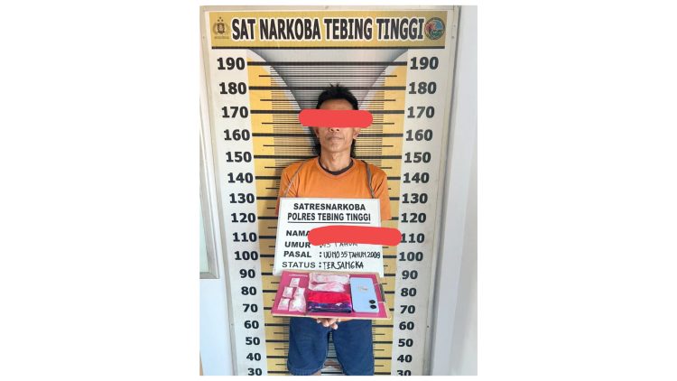 Pelaku residivis narkoba, GED alias Agus dan barang bukti