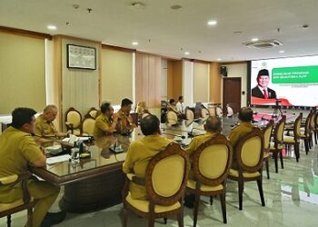 Gubernur Sumut Muhammad Bobby Afif Nasution saat Rakor Bersama BP Tapera. (Foto Ist)