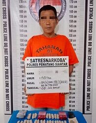 Tersangka GS beserta barang bukti sudah diamankan di Sat Resnarkoba Polres Pematangsiantar