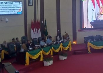 Paripurna Pemandangan Umum Fraksi-fraksi DPRD Kota Medan atas Penjelasan Kepala Daerah terhadap Ranperda Kota Medan tentang Perubahan Atas Perda Kota Medan No.3 Tahun 2024 tentang Kawasan Tanpa Rokok (KTR). (Foto Ist)