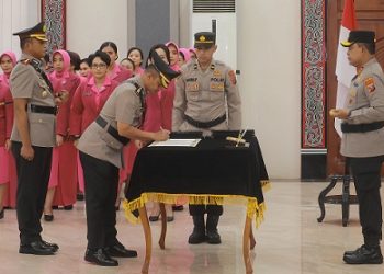 Kapolda Sumut Irjen Whisnu Hermawan Februanto sertijab Kapolres Tanjungbalai kepada AKBP Welman Feri S.I.K. M.I.K
