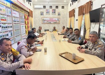 Polres Simalungun Ikuti Anev Guantibmas Secara Virtual