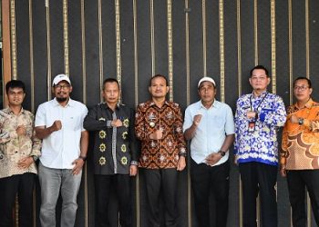 Wali Kota Tanjungbalai, Mahyaruddin Salim terima audiensi Pengurus Persatuan Tenis Seluruh Indonesia (PELTI) Kota Tanjungbalai,