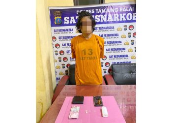 Pelaku Y dan barang bukti