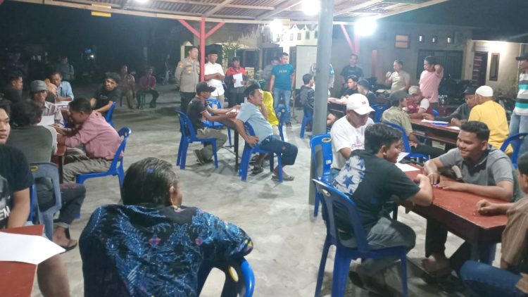 Polsek STR Gelar Turnamen Dam Batu