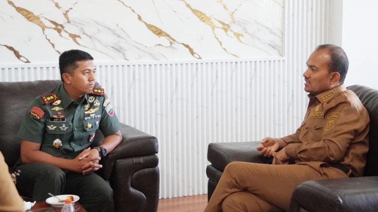 Wali Kota Tanjungbalai Mahyaruddin Salim Terima Kunjungan Silaturahmi Dandim 0208/AS Letkol Inf Edy Syahputra, S.H., M.I.P