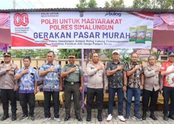 Polres Simalungun Gelar Pasar Murah di 2 Lokasi