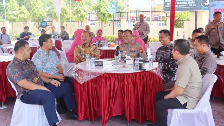 Polres Tanjungbalai Ikuti Zoom Meeting Launching Gerakan Pangan Murah Polri