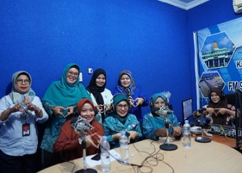 Ny. dr. Desi Fadly Abdina, M.Ked, Sp.PK, Staf Ahli TP PKK Kota Tanjungbalai, dalam acara Dialog Interaktif Deteksi Dini Kanker Serviks dengan IVA Test