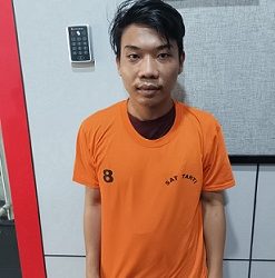 Pengedar ektasi di kawasan Jalan Sidomulyo, Kecamatan Percut Sei Tuan, Kabupaten Deliserdang yang telah lama menjadi target operasi berhasil ditangkap. (Foto Ist)