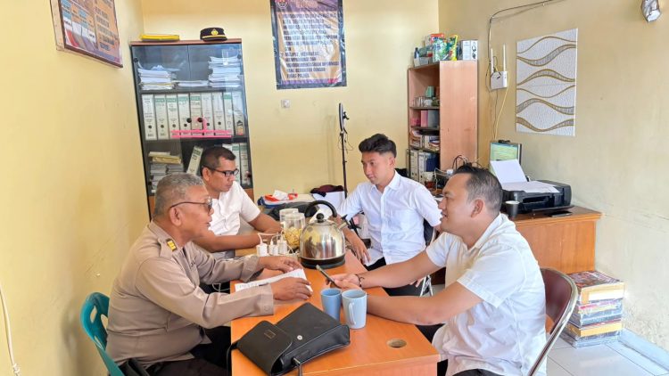 Kasi Humas AKP Verry Purba SH bersama personil saat bentuk Tim Cyber Khusus