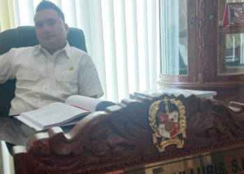 Ketua Komisi 1 DPR Kota Medan, Reza Pahlevi Lubis. (Foto Romulo)