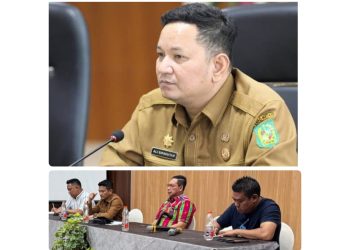 Sekretaris DPRD Kota Medan, Muhammad Ali Sipahutar - Ketua DPRD Kota Medan Wong Chun Sen. (Foto Ist)