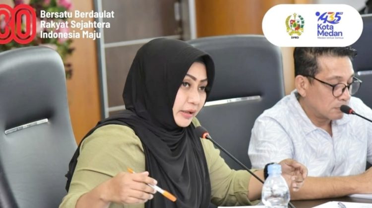 Tim Pansus Ranperda Pencegahan dan Penanggulangan Kebakaran (PPK) DPRD Kota Medan saat rapat lanjutan pembahasan Ranperda PPK. (Foto Ist)