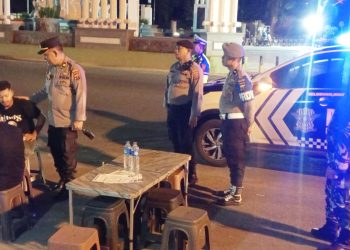 Polres Pematangsiantar melaksanakan Patroli Skala Besar