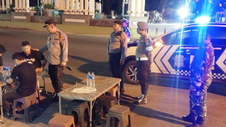 Polres Pematangsiantar melaksanakan Patroli Skala Besar