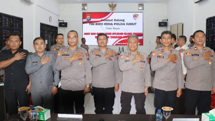 Polda Sumut Sosialisasi Peningkatan Kinerja Menggunakan Aplikasi SI-ABK di Polres Tanjungbalai