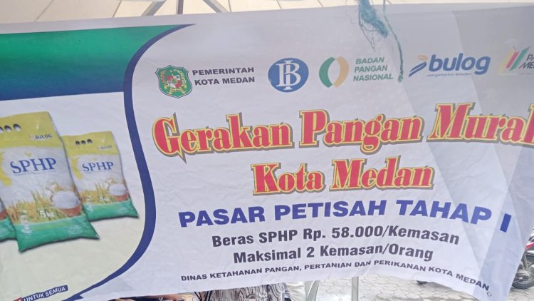 Gerakan Pangan Murah PUD Pasar Medan
