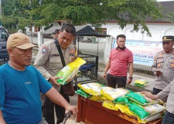 Polsek Tanjungbalai Utara (TBU) melaksanakan Gerakan Pangan Murah (GPM)