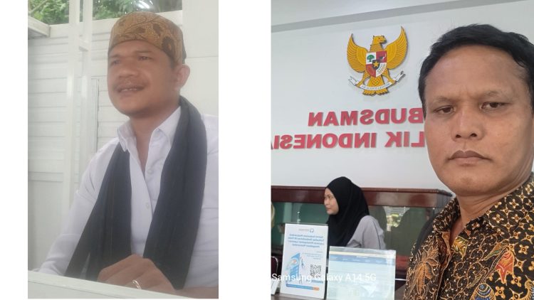 Ketua Bidang Hukum PPABS, Hermanto Hamonangan Sipayung SH CIM dan Ketua Gerakan Masyarakat Adat Simalungun Horisan, Sarmuliadin Sinaga ST.