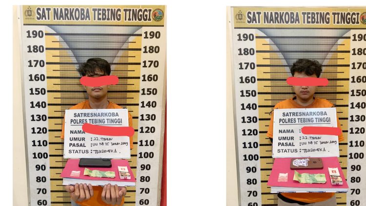 Kedua tersangka MAAL alias Ade dan AA alias Aldri beserta barang bukti