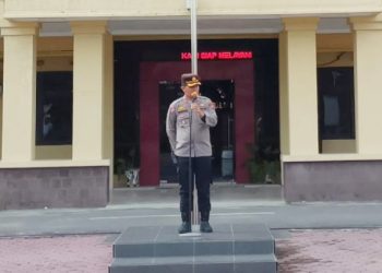 Wakapolres Tanjungbalai Kompol MP Pardede, SH pimpin apel jam pimpinan