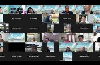 Anggota DPRD Kota Medan paripurna secara daring sejak maraknya aksi unjuk rasa menolak tunjangan mewah DPR. (Foto Ist)