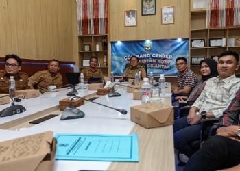 Wali Kota Pematangsiantar Wesly Silalahi SH MKn mengikuti Entry Meeting Serentak Tim Pemeriksaan BPK RI Perwakilan Sumut Semester II Tahun 2025 se-Sumut