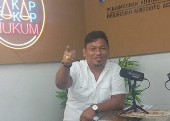Dwi Ngai Sinaga,SH , MH Praktisi Hukum yang juga Ketua DPC Peradi Kota Medan. (Foto Romulo)