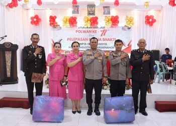 Kapolres Tanjungbalai AKBP Welman Feri, SIK, MIK pimpin Pelepasan Purna Bhakti Kasat Binmas dan Kasat Lantas