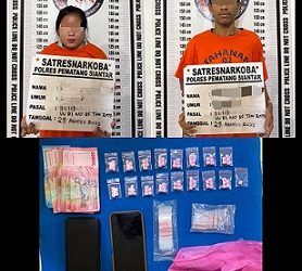 Kedua tersangka, NA alias Nesya dan AF alias Ozi