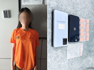 Pelaku diduga pengedar pengedar narkotika jenis happy five yang ditangkap polisi. (Foto Ist)