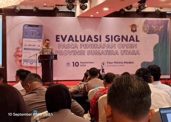 Sat Lantas Polres Tanjungblai Ikuti Sosialisasi Evaluasi Signal