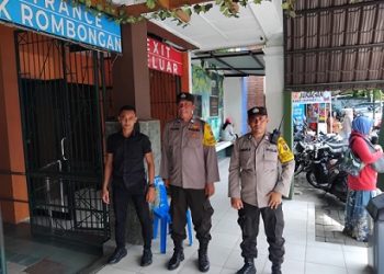 Piket Bhabinkamtibmas AIPTU RP. Damanik dan BRIPKA Agus R menggelar patroli pada siang hari di taman hewan