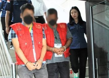 Dua tersangka baru dugaan korupsi dana BOS di SMA Negeri 16 Medan. (Foto Ist)