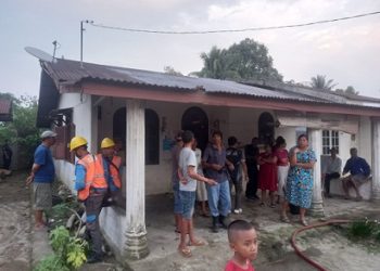 Satu Unit Rumah di Jalan Rimbun Terbakar