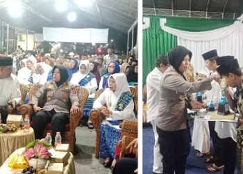 Kapolsek Siantar Utara AKP Jahrona Sinaga SH Mewakili Kapolres Pematangsiantar AKBP Sah Udur T.M. Sitinjak SH. SIK. MH, menghadiri Peringatan Maulid Nabi Muhammad SAW 1447H/2025