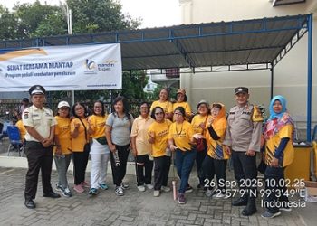 Bhabinkamtibmas Kelurahan Teladan BRIPKA Irwan Surya Darma melaksanakan sambang di Objek Vital di Kelurahan Teladan