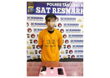 Tersangka K alias I beserta barang bukti