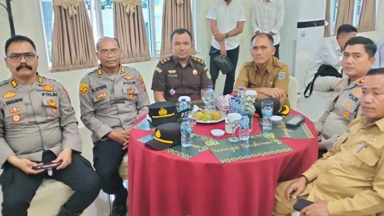 Kasubag Bekpal AKP K. Sitepu menghadiri kegiatan penyambutan dan ramah tamah Danrem 022/ Pantai Timur