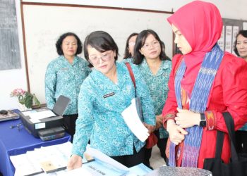 Evaluasi Kelurahan Pelaksana Tertib Administrasi PKK Tahun 2025 Tingkat Sumut di Kelurahan Martoba