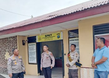Kapolres Simalungun AKBP Marganda Aritonang, S.H., S.I.K., M.M dengan melakukan Inspeksi mendadak (sidak) di Polseķ Panei Tongah