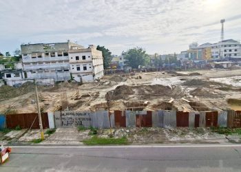 Bangunan di eks Hotel Garuda Plaza tidak memiliki PBG, tapi dilakukan pembiaran oleh anak buah Wali Kota Medan, Rico Waas. (Foto Ist)