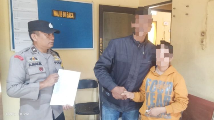 Pasutri GS dan S br P berdamai setelah l di mediasi di Polseķ Siantar Martoba