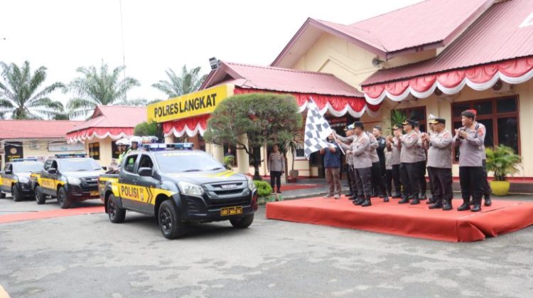 Kapolda Sumut, Irjen Pol Whisnu Hermawan Februanto, S.I.K., M.H meresmikan secara serentak Unit Pamapta di seluruh Polres jajaran Polda Sumut. (Foto Ist)