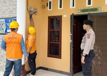 BRIGADIR Brian C. Simamora, SH melaksanakan pengamanan sekaligus pendampingan P2TL