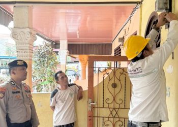 BRIGADIR Brian C. Simamora, SH dampingi P2TL di Pemukiman Masyarakat Kelurahan Baru