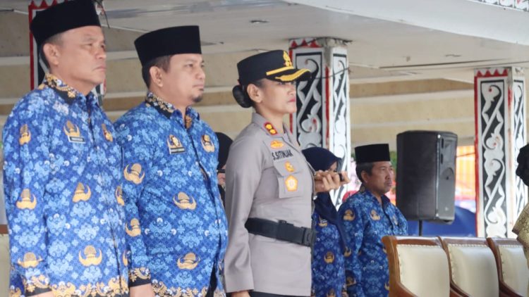Kapolres Pematangsiantar AKBP Sah Udur T.M. Sitinjak SH. SIK. MH menghadiri Upacara Peringatan Hari Sumpah Pemuda ke 97 Kota Pematangsiantar