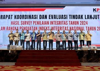 Wali Kota Pematangsiantar Wesly Silalahi SH MKn menghadiri Rapat Koordinasi (Rakor) dan Evaluasi Tindak Lanjut Capaian Indeks Survei Penilaian Integritas (SPI) Tahun 2024
